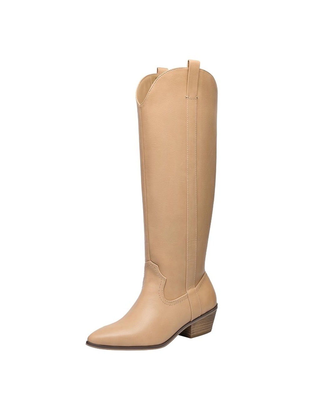 Universal Thread Women's Over-the-Knee Western Boot in Tan
